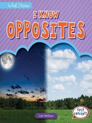 cover image of I Know Opposites